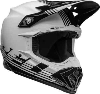 Zdjęcie produktu dla Kask motocrossowy Bell Moto-9 MIPS Louver (czarno-biały, rozmiar XL)