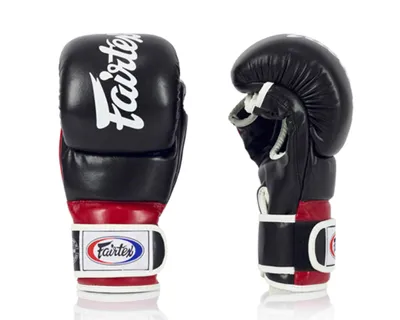 Image de Fairtex FGV18 Gants Super Sparring MMA, noir/rouge L