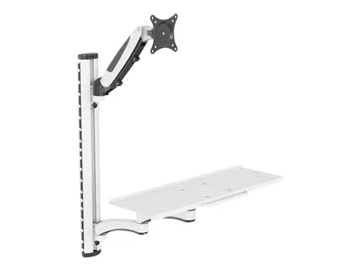 Obrázok produktu pre Pracovná stanica DIGITUS (monitor, klávesnica, myš) montáž na stenu