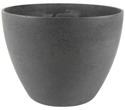 Produktbild von Ter Steege Blumentopf - recycelter Kunststoff - grau - 29 x 22 cm