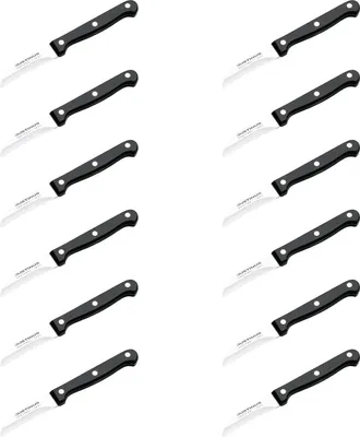 Produktbild von Schälmesser - L 18 cm - Edelstahl - Bakelitgriff - 12er Set