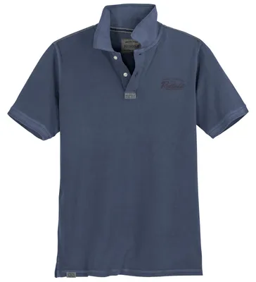 Produktbild von Redfield Übergrößen Poloshirt Vintage denimblau