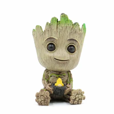 Produktbild von Groot Blumentopf, saftiger Blumentopf süßer grüner Blumentopf(hält den Vogel)