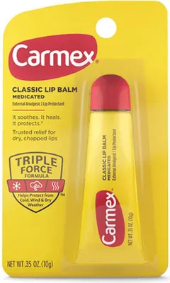 Obrázek produktu pro CARMEX | Balzám na rty, komfortní péče, ochrana proti mrazu, ochranná rtěnka | Classic - 10g