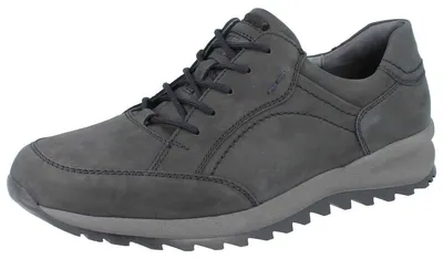 Produktbild von WALDLÄUFER H-Helle Herren Schnürhalbschuhe grau Nubukleder - Größe: UK 8