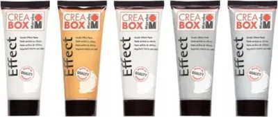 Produktbild von Creabox Acryl Effectpasten Struktur- & Metallic-Effekt  Germany