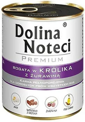 Obrázok produktu pre Dolina Noteci 5902921300052, Dospelý, Akékoľvek plemeno, Hovädzie mäso, Brusnica, Bravčové, Zajac, 800 g