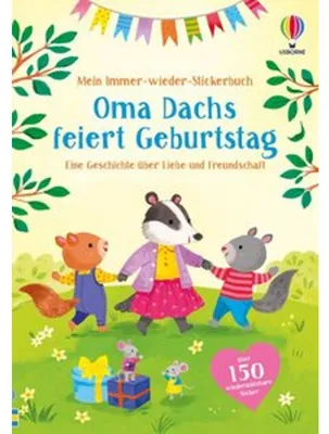 Obrázek produktu pro Mein Immer-wieder-Stickerbuch: Oma Dachs feiert Geburtstag