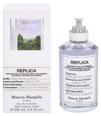 Image de Maison Margiela Replica When Rain Stops Edt Spray 100 ml