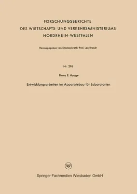 Obrázok produktu pre Entwicklungsarbeiten im Apparatebau für Laboratorien