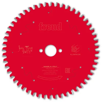 Image de Lame pour scie circulaire portative FREUD - Ø165 2,5/1,6 AL20 Z52 TP -5° - F03FS09809 -FR07A001H