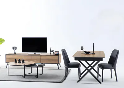 Produktbild von Designertisch Speisetisch Esstisch Küchentisch Holztisch Familientisch Tisch