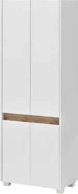Produktbild von MÖBELPARTNER Badschrank Cosmo 701514 weiß 56,9 x 33,0 x 164,5 cm