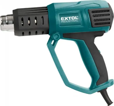 Obrázok produktu pre EXTOL INDUSTRIAL 8794800 Teplovzdušná pištoľ s plynulou reguláciou teploty a prietoku vzduchu, 2000 W