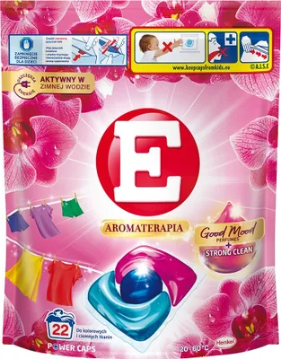 Produktbild von E 22Pcs Wäschekappen In Orchidee Und Dunkel