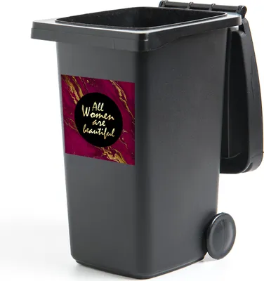 Produktbild von MuchoWow® - Abfall-Aufkleber - Container - für Abfallcontainer