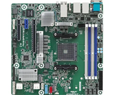 Obrázok produktu pre Asrock X570D4U-2L2T/BCM, AMD, Socket AM4, AMD Ryzen™ 3, AMD Ryzen™ 5, DDR4-SDRAM, 32 GB, DIMM