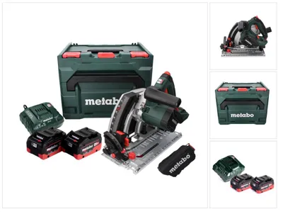 Produktbild von Metabo KT 18 LTX 66 BL Akku Tauchkreissäge 18 V 165 mm + 2x Akku 8,0 Ah + Ladegerät + metaBOX