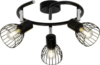 Produktbild von Brilliant 3er Spot Blacky schwarz Ø 30 cm E14