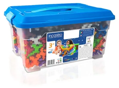 Immagine prodotto di Blocchi da costruzione Incastro Box da 1000 pezzi in una grande scatola 4+