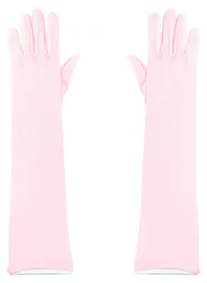 Produktbild von lange rosa Handschuhe für Damen