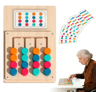 Obrázok produktu pre Drevené korálky – bludisko, vzdelávacia hračka pre deti