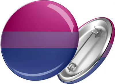Produktbild von Huuraa Button Biuell LGBTQ Geschenk Ansteck Pin Größe 59mm Biuell LGBTQ Präsent