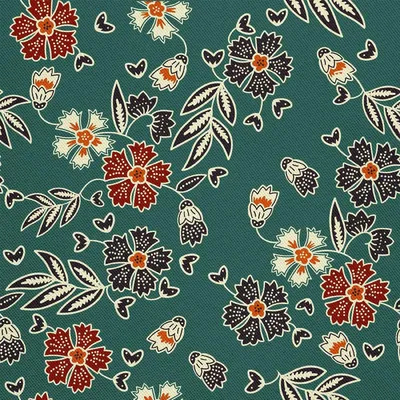 Image de OUTDOOR FABRIC OXFORD - Motif batik floral I DX571