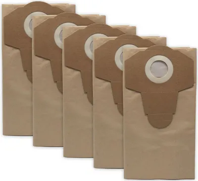 Produktbild von 5x Staubsaugerbeutel für Parkside Nass Trockensauger PWD 30 A1