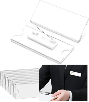 Productafbeelding van Kleine, transparante PVC-klemmen, 20 stuks