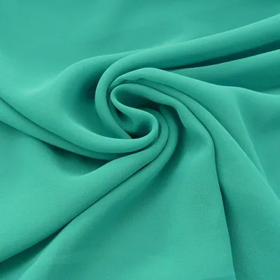 Produktbild von Chiffon Meterware smaragd grün