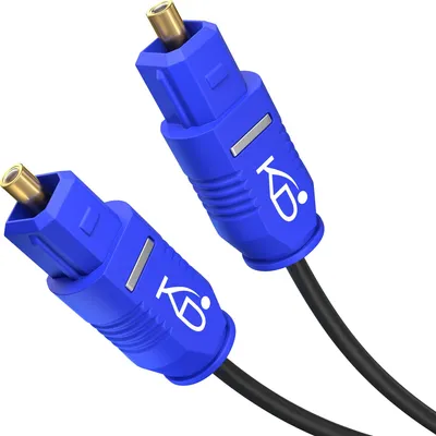 Produktbild von KabelDirekt – Optisches TOSLINK-Audiokabel – 15m – Slim, 2mm – Soundbar