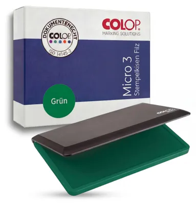 Produktbild von Colop Micro 3, Grün, Schwarz, Grün, 90 mm, 160 mm