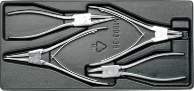 Produktbild von Elora Sicherungsring-Zangensatz, tauchisoliert, 3-teilig, ELORA-MS-26