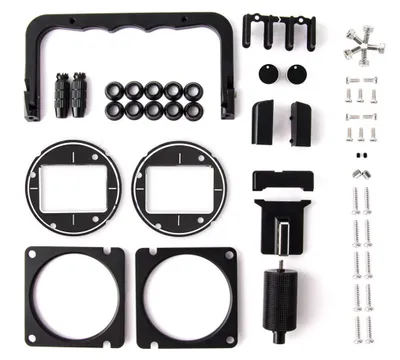 Produktbild von Ersatzteil-Set für RadioMaster TX16s MKII, CNC-gefräst, schwarz