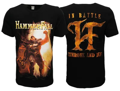 Obrázok produktu pre Tričko HammerFall Dethrone and Defy – Oficiálny tovar – M