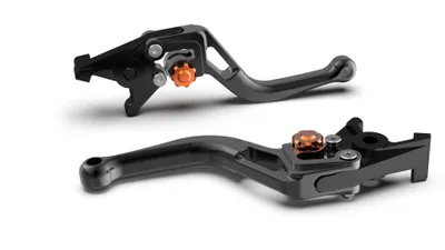 Produktbild von LSL Kupplungshebel BOW L31, kurz, schwarz/orange