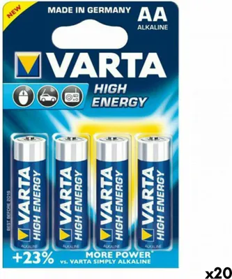 Immagine prodotto di Batteria alcalina Varta AA LR06 1,5 V 2930 mAh 1,5 V (20 pz.)