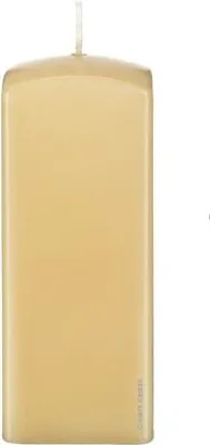 Produktbild von Quader Kerzen, Quadratische Kerzen Beige 80 x Ø 70/70 mm, 4 Stück