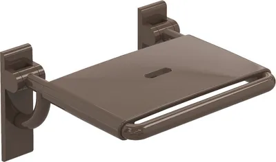 Produktbild von HEWI Klappsitz, Polyamid, hochglänzend, in HEWI Farbe 84 (Umbra)
