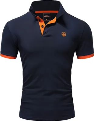 Produktbild von SOULSTAR Herren Poloshirt MPROUND Herren Kurzarm T-Shirt Polo Hemd