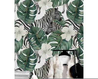 Produktbild von Coloray Fototapete 152x104 cm Latextapete Magicstick - Zebra-Tiere verlässt.