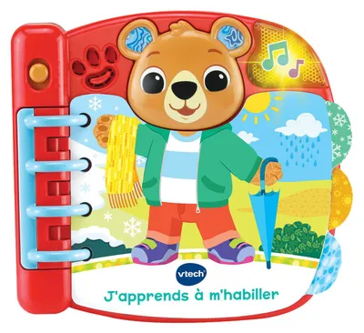 Image de Choisir les vêtements pour bébé VTech avec l'ours en peluche
