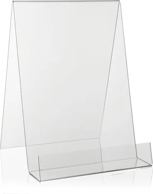 Produktbild von Transparenter Buchständer DIN A4 - Acrylständer für Schaufenster und Vitrine