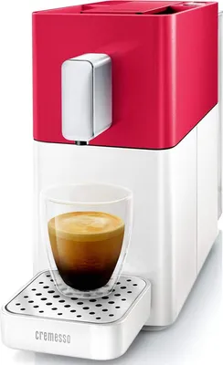 Zdjęcie produktu dla Cremesso Easy, Ekspres do kawy na kapsułki, 0,9 l, Kapsułka kawy, 1450 W, Kremowy, Czerwony, Srebrny