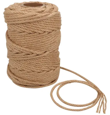 Produktbild von ASelected Juteschnur 50 m x 6 mm Sisal Kratzbaum Juteseil Sisalseil für Kratzbau