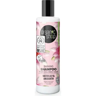 Productafbeelding van Organische shampoo voor het haar met waterlelie en amarant