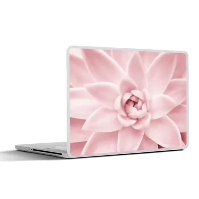 Produktbild von MuchoWow® Laptop Aufkleber Sticker Cover Blume - Rosa - Natur - Pflanze 31x22.5 cm - Laptop-Deko