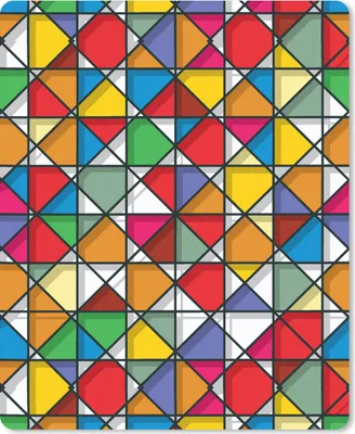 Produktbild von MuchoWow® Mauspad Mousepad Glas - Geometrie - Gestaltung 19x23 cm - Mousepads - Maus Mat - Pad - Mausunterlage - Mauspads - Spielen