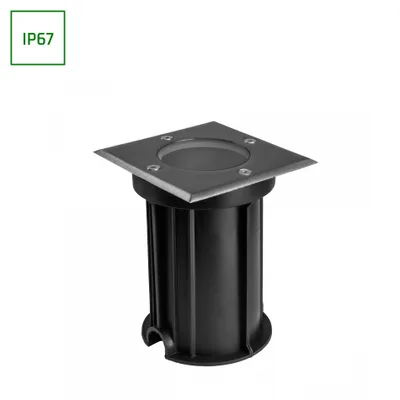 Produktbild von LUKKA CONNECT GU10 LED Bodenstrahler IP67 Wegbeleuchtung Grau Eckig